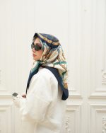 روسری ابریشم کجراه 08