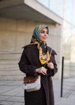 روسری ابریشم کجراه 09