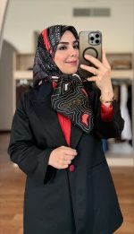 روسری ابریشم کجراه 014