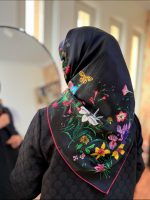 روسری ابریشم کجراه 015