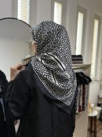 روسری ابریشم ژاکارد 090