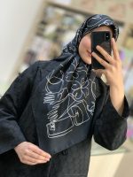 روسری ابریشم ژاکارد 088