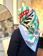 روسری ابریشم کجراه 034