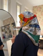 روسری ابریشم اعلا 042
