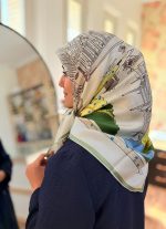 روسری ابریشم اعلا 045