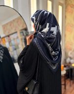 روسری ابریشم کجراه 082